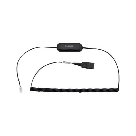 Jabra GN1218 AC Attenuation - Cable para auriculares - Desconexión ráp