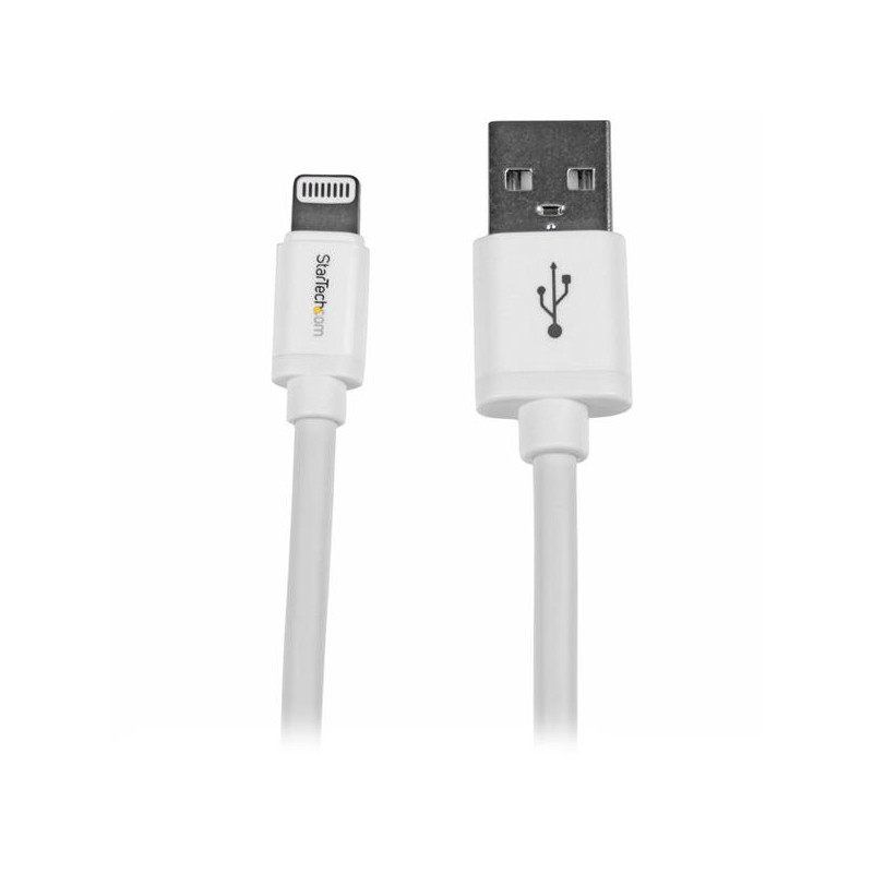 2m White 8-pin Lightning to USB Cable