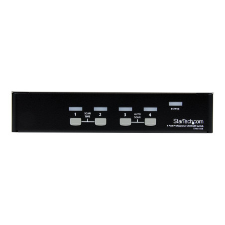 StarTech.com Conmutador Switch Profesional KVM 4 Puertos Vídeo VGA - U