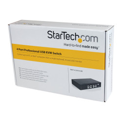 StarTech.com Conmutador Switch Profesional KVM 4 Puertos Vídeo VGA - U
