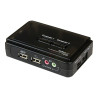 StarTech.com Juego Conmutador KVM 2 puertos todo incluido - USB - Audi
