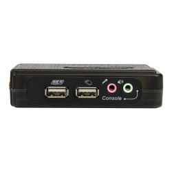 StarTech.com Juego Conmutador KVM 2 puertos todo incluido - USB - Audi