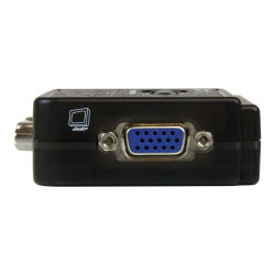 StarTech.com Juego Conmutador KVM 2 puertos todo incluido - USB - Audi