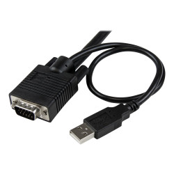Switch Conmutador Kvm De Cable 2 Puertos VGA Alimentacion US | APLIUM