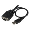 StarTech.com Switch Conmutador KVM de Cable con 2 Puertos VGA USB Alim