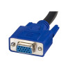 StarTech.com Cable KVM de 1,8m Todo en Uno VGA USB A USB B HD15 - 6ft