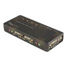 StarTech.com Juego de Conmutador Switch KVM 4 Puertos Vídeo VGA USB 2.