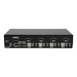 StarTech.com Conmutador Switch KVM 4 puertos Vídeo DisplayPort DP Hub