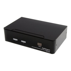 Switch Conmutador Kvm 2 DVI Con Hub USB 2.0 Y Audio | APLIUM