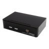 StarTech.com Conmutador Switch KVM - 2 puertos - USB 2.0 - Audio y Vid