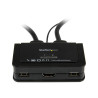 StarTech.com Conmutador Switch KVM 2 puertos HDMI USB Audio Mini Jack