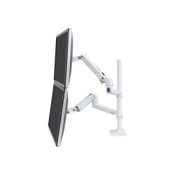 Ergotron LX - Kit de montaje (brazo apilable doble, poste elevado) - p