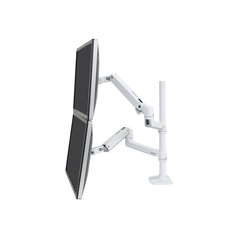 Ergotron LX - Kit de montaje (brazo apilable doble, poste elevado) - p