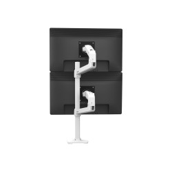 Ergotron LX - Kit de montaje (brazo apilable doble, poste elevado) - p