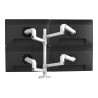 Ergotron LX - Kit de montaje (brazo apilable doble, poste elevado) - p
