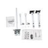 Ergotron LX - Kit de montaje (brazo apilable doble, poste elevado) - p