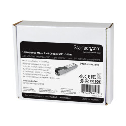 Startech Módulo Transceptor SFP Compatible con el Modelo SFP-GE-T de C