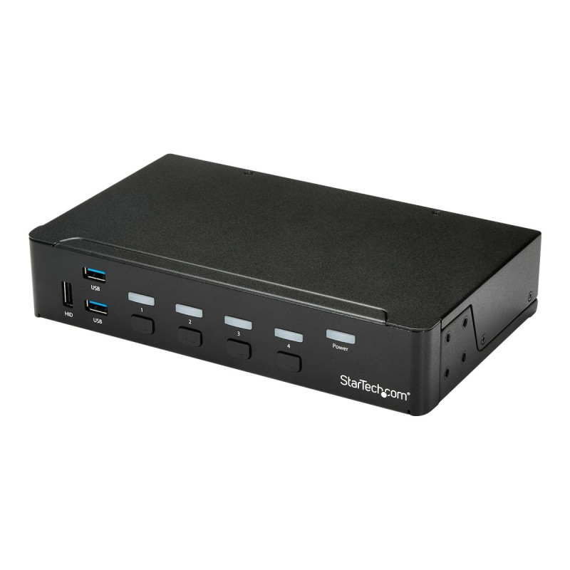Startech Switch Conmutador KVM de 4 Puertos HDMI 1080p con Hub USB 3.0