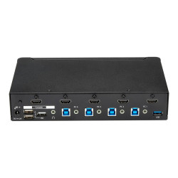 Startech Switch Conmutador KVM de 4 Puertos HDMI 1080p con Hub USB 3.0