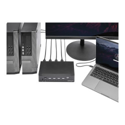 Startech Switch Conmutador KVM de 4 Puertos HDMI 1080p con Hub USB 3.0