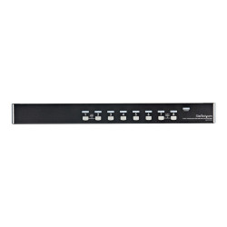 StarTech.com 8 Port 1U Rackmount USB KVM Switch Kit with OSD and Cable