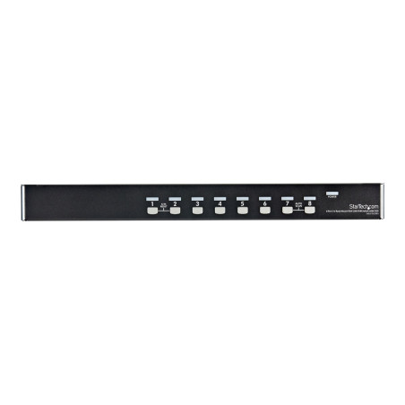 StarTech.com 8 Port 1U Rackmount USB KVM Switch Kit with OSD and Cable