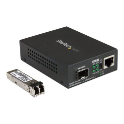 Startech Conversor Compacto de Medios Ethernet Gigabit a Fibra Multimo