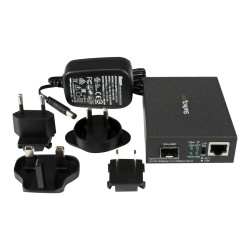 Startech Conversor de Medios Ethernet Gigabit a Fibra con SFP abierto