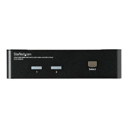 StarTech.com Conmutador Switch KVM 2 puertos HDMI con Hub Concentrador