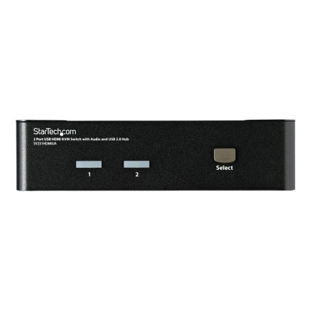 StarTech.com Conmutador Switch KVM 2 puertos HDMI con Hub Concentrador