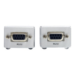 StarTech.com Extensor de 1 Puerto Serie Serial RS232 DB9 por Cable Cat