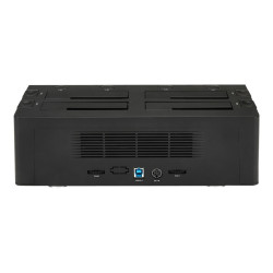 StarTech.com 4-Bay USB 3.0 to SATA Hard Drive Docking Station, USB Har
