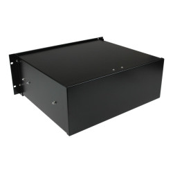 StarTech.com Cajon Metálico Acero Negro 4U 19in Pulgadas para montar e