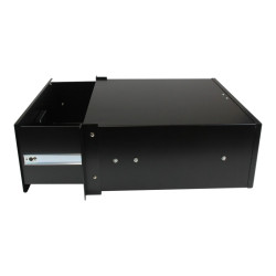 StarTech.com Cajon Metálico Acero Negro 4U 19in Pulgadas para montar e