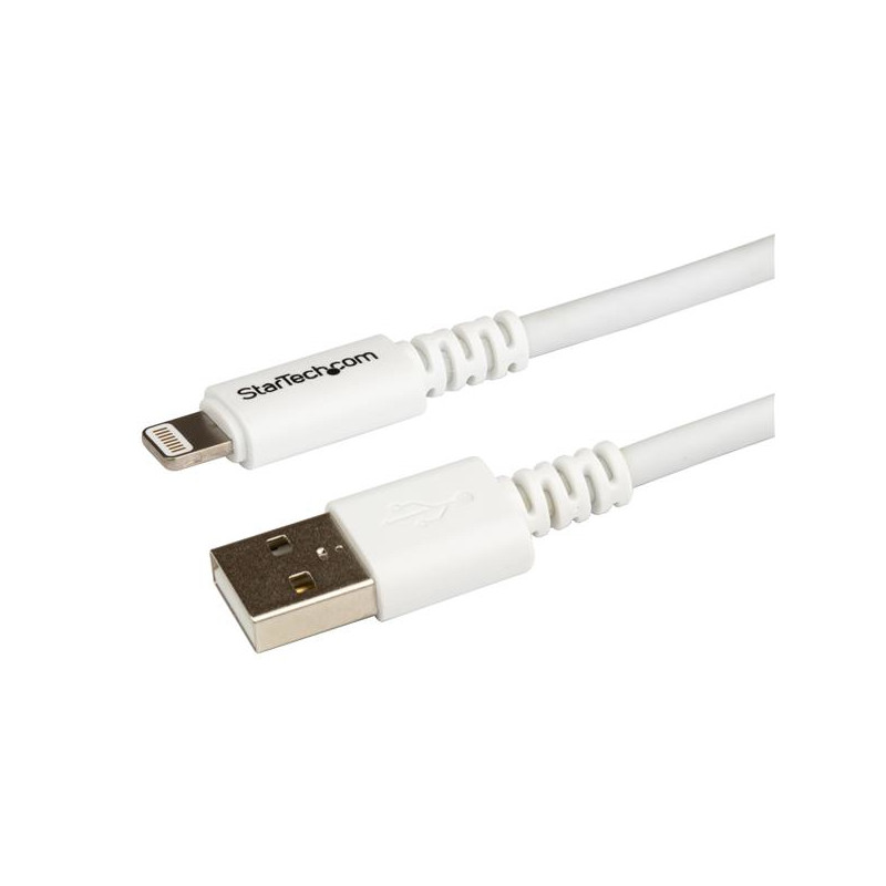 10 ft White 8-pin Lightning to USB Cable