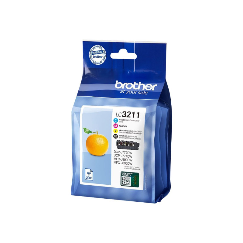 Cartucho de Tinta Original Brother LC-3211VAL Multipack/ Cian/ Magenta