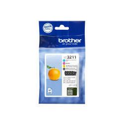 Cartucho de Tinta Original Brother LC-3211VAL Multipack/ Cian/ Magenta