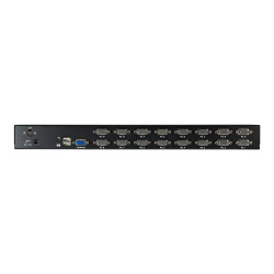 StarTech.com Conmutador Switch KVM 1U OSD y Cables 16 puertos USB A Ví