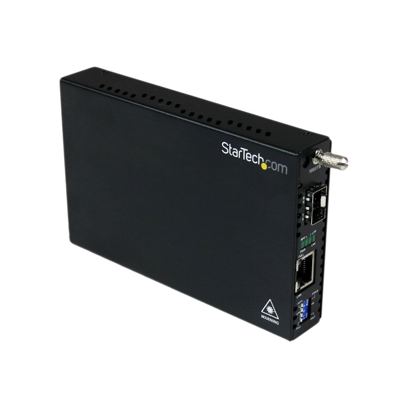 StarTech.com Conversor de Medios Ethernet Gigabit a Fibra con SFP abie