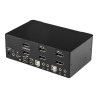 StarTech.com Switch Conmutador KVM de 2 Puertos DisplayPort - 4K 60Hz