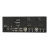 StarTech.com Switch Conmutador KVM de 2 Puertos DisplayPort - 4K 60Hz