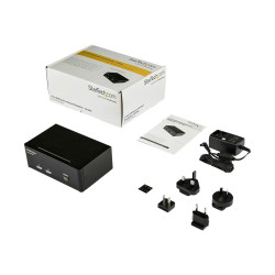 StarTech.com Switch Conmutador KVM de 2 Puertos DisplayPort - 4K 60Hz