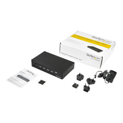 Startech Switch Conmutador KVM de 4 Puertos DisplayPort 4K con Hub USB