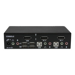 StarTech.com Conmutador Switch Profesional KVM 2 Puertos Vídeo Display