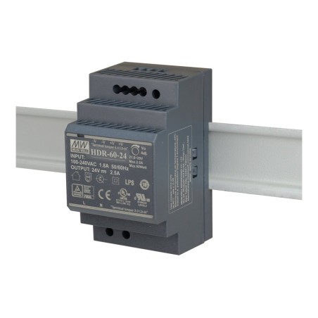 D-Link - Fuente de alimentación (montable en carril DIN) - 60 vatios
