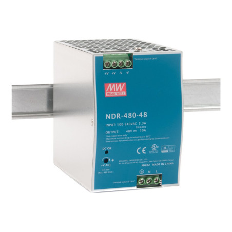 D-Link DIS N480-48 - Fuente de alimentación (montable en carril DIN) -