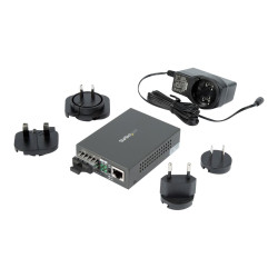 StarTech.com Conversor de Medios Gigabit Ethernet RJ45 a Fibra Óptica