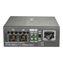 StarTech.com Conversor de Medios Gigabit Ethernet RJ45 a Fibra Óptica