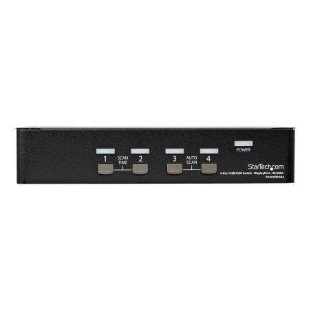 StarTech.com Switch Conmutador KVM de 4 Puertos DisplayPort de 4K 60Hz