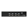 StarTech.com Switch Conmutador KVM de 4 Puertos DisplayPort de 4K 60Hz